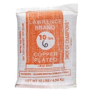 LAW SHOT #6 COPPER 10# BAG Lawrence Brand Shot