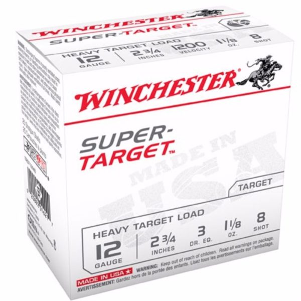 WIN 12ga 3dr 1 1/8oz #8 SuperTarget Shell