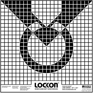 LockOn Line Drive 24″ x 24″ Paper Target, 8pk