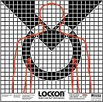 LockOn Line Drive Tactical 24″ x 24″ Paper Target