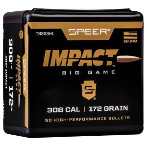 308 Cal .308 172gr Impact Rifle Bullet, 50/Box