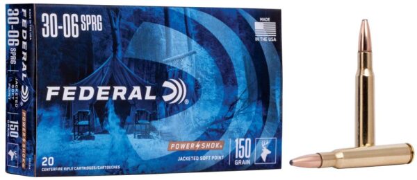 FEDERAL 30-06 SPRGFLD 150gr SP POWER-SHOK