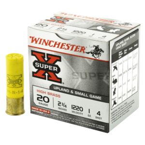 Super 20ga 2.75" 1oz #4 1220fps 25/Box,