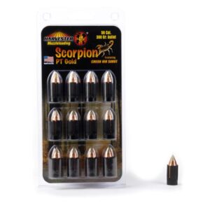 50cal 300g Bullet Scorpion PT Gold Crush Rib Sabot